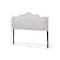 Baxton Studio Nadeen Modern Greyish Beige King Size Headboard 134-7254 - alternate 6